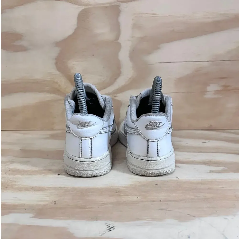 Nike -Air Force 1 (GS) -Sneakers -White - Kids Little Unisex - 1.5Y -314192-117